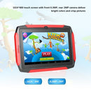 7 inch Kids Tablet Android 4.4 OS Learning Tablet 1024*600 Resolution 512MB+8GB Storage WiFi/BT Connection Black US Plug