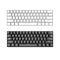 Ajazz i610T USB Wired BT3.0 Dual Mode Gaming Keyboard 61 Keys Mechanical Keyboard Monochrome Backlight Black(Blue Switch)