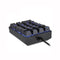 Motospeed K23 Keyboard USB Wired Numeric Mechanical Keyboard 21 Keys Blue Backlight Keyboard with OUTEMU Blue Switch