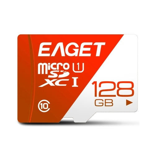 EAGET T1 TF بطاقة 128GB TF بطاقة الذاكرة U1 C10 بطاقة ذاكرة عالية السرعة ذات سعة كبيرة لأجهزة مراقبة مسجل القيادة