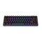 Magic-Refiner MK14 RGB Backlight Keyboard 68 Keys Metal Panel N-key Rollover Gaming Keyboard Blue Switch Floating Key-caps 18 Light Effects Black