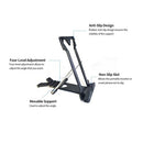 AOSIMAN Portable Monitor Support Stand Holder Multi-Level Adjustment Bracket for Displays Smart Phone Tablet Silver