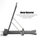 AOSIMAN Portable Monitor Support Stand Holder Multi-Level Adjustment Bracket for Displays Smart Phone Tablet Silver