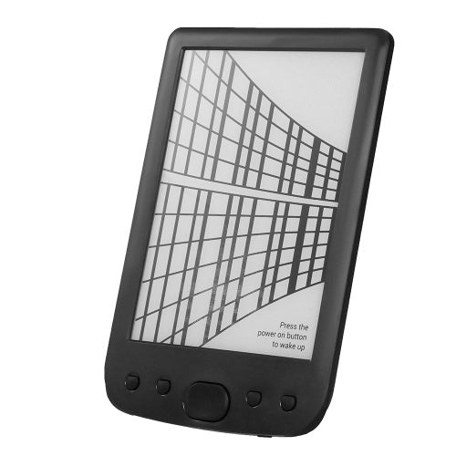 BK-6025 Portable e-Book Reader 16GB E-Ink 6inch Multifunction E-Reader 800*600 High Resolution Display Screen 300DPI