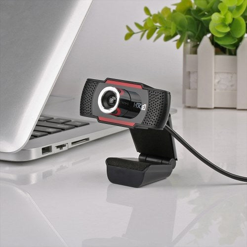 HXSJ S30 720P Webcam Manual Focus Computer Camera Built-in Sound Absorbing Microphone Video Call Web Camera for PC Laptop