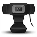 HXSJ A870 USB Webcam 480P Fixed Focus Web Camera Built-in Sound Absorbing Microphone for   Desktop Computer Laptop Black