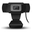 HXSJ A870 USB Webcam 480P Fixed Focus Web Camera Built-in Sound Absorbing Microphone for   Desktop Computer Laptop Black