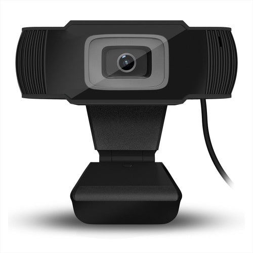 HXSJ A870 USB Webcam 480P Fixed Focus Web Camera Built-in Sound Absorbing Microphone for   Desktop Computer Laptop Black