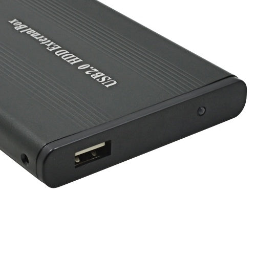 USB2.0 to IDE Hard Disk Case 2.5'' IDE HDD Enclosure Portable Hard Disk Box Aluminum Alloy HDD Enclosure Black