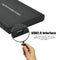 USB2.0 to IDE Hard Disk Case 2.5'' IDE HDD Enclosure Portable Hard Disk Box Aluminum Alloy HDD Enclosure Black