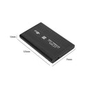 حافظة أقراص صلبة SATA SSD مقاس 2.5 بوصة USB2.0 إلى حافظة قرص صلب SATA محمولة من سبائك الألومنيوم SSD قالب أقراص صلبة أسود