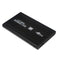 2.5'' SATA SSD HDD Enclosure USB2.0 to SATA Hard Disk Case Portable Aluminum Alloy SSD HDD Enclosure Black