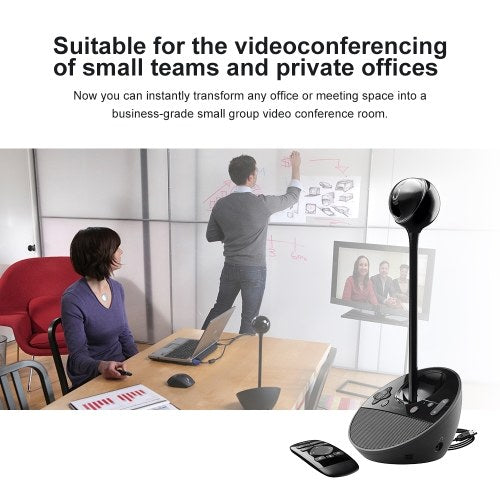 Logitech BCC950 Conference Cam Full HD 1080p Video Webcam HD Camera Video Conferencing Webcam with Remote Control