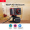 Portable HD Webcam 480P 5MP 30fps Web Camera Built-in Microphone USB Plug & Play for Laptop Desktop