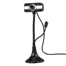 640*480P PC Webcam Full HD Web Cam USB Portable Laptop Desktop High-Definition Webcam 30fps Camera with Built-in Noise-reduction Microphone Plug & Play Flexible Hose