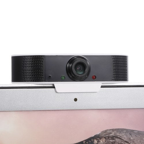 S2 1080P Ultra-HD Computer Webcam Wide Angle Portable High-Definition Camera USB Built-in Microphone Notebook Laptop PC Desktop Computer Web Video Camera USB Plug & Play for Online Conferences Meeting Video Call Live Streaming