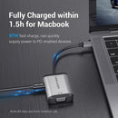 Vention TFAHB 4in1 USB C HUB متعدد الوظائف من النوع C إلى 4K HDMI + USB3.0 + VGA + PD HUB Dock محول محول الفاصل