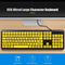 USB Wired Keyboard Large Character Keyboard Home Office Mute Keyboard for Desktop Computer Laptop