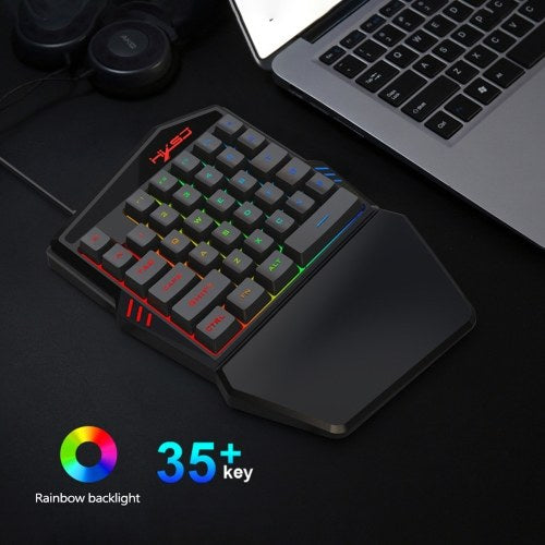 35 Buttons Gaming Keyboard Mechanical Keyboard Backlight Gaming Key-Pad Mobile Phones Game Accessories