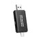 عالية السرعة USB مايكرو USB نوع-C/OTG قارئ بطاقات الكاتب TF SD بطاقة الكاتب 3 في 1 OTG قارئ بطاقات للهواتف الذكية الكمبيوتر