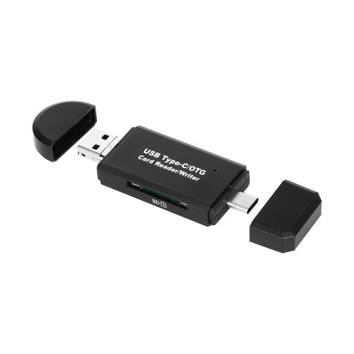 عالية السرعة USB مايكرو USB نوع-C/OTG قارئ بطاقات الكاتب TF SD بطاقة الكاتب 3 في 1 OTG قارئ بطاقات للهواتف الذكية الكمبيوتر