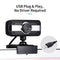 1080P 2MP High-Definition Webcam 30fps Web Camera Noise-reduction Microphone HD Laptop Computer Camera USB Plug & Play for Laptop Desktop TV Box