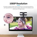 1080P 2MP High-Definition Webcam 30fps Web Camera Noise-reduction Microphone HD Laptop Computer Camera USB Plug & Play for Laptop Desktop TV Box