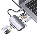 Vention TGHHB 5IN1 USB-C HUB Type-C إلى 4 * USB 3.0 + PD الكمبيوتر المحمول USB 3.0 HUB محول محول الفاصل