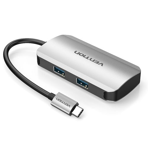 Vention TGHHB 5IN1 USB-C HUB Type-C إلى 4 * USB 3.0 + PD الكمبيوتر المحمول USB 3.0 HUB محول محول الفاصل