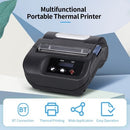 Multi-function Portable Thermal Printer Label Printer Wireless BT Mobile Printer Label Receipt Printer EU Plug