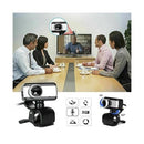 USB Computer Camera 480P Manual Focus Web Camera Drive-free Webcam with External Microphone for Video Chat Online Conference