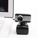 USB Computer Camera 480P Manual Focus Web Camera Drive-free Webcam with External Microphone for Video Chat Online Conference