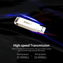 EAGET F60 USB Flash Drive  Metal U Disk USB3.0 Portable High Speed Flash Drive Large Capacity for PC Laptop