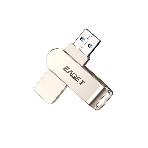 EAGET F60 محرك فلاش USB معدني U القرص USB3.0 محرك فلاش محمول عالي السرعة سعة كبيرة لأجهزة الكمبيوتر المحمول