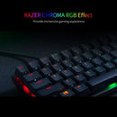 لوحة مفاتيح ميكانيكية صغيرة من Razer Huntsman، مفتاح بصري Clicky، 61 مفتاحًا، لوحة مفاتيح سلكية RGB لأجهزة الكمبيوتر المحمول باللون الأسود