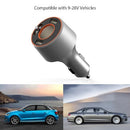 CACAGOO Wireless 4.2 FM Transmitter Stereo Hands-Free Car Charger Flash Drive MP3 Player