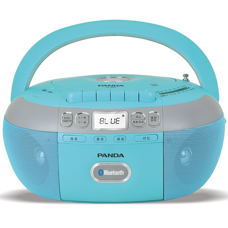 Bluetooth CD-860 Panda Portable DVD Player - Blue