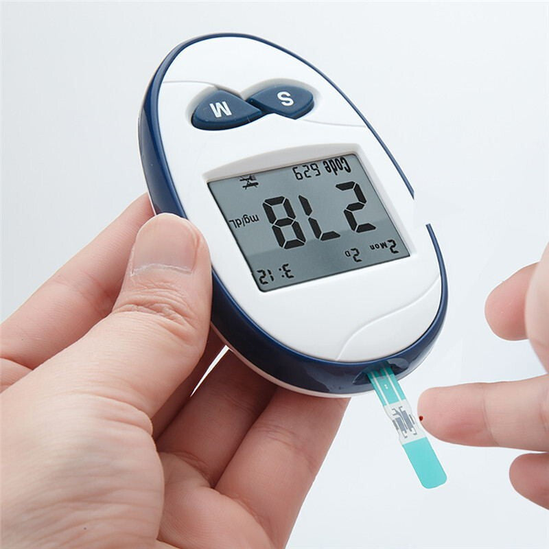 CE Quality Intelligent Blood Glucose Monitor - Blue