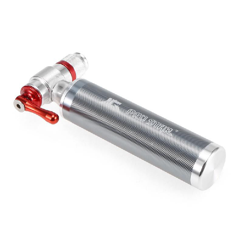 CO2 Bicycle Premium Portable Tire Inflator - Silver