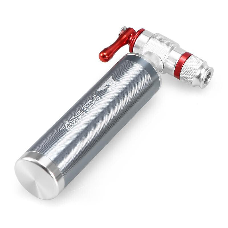 CO2 Bicycle Premium Portable Tire Inflator - Silver