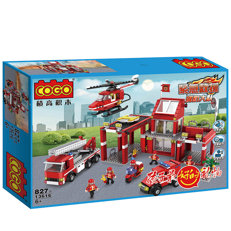 COGO Fire Brigade Blocks - Red