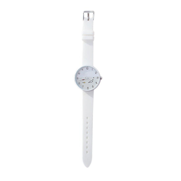 Candy Premium Cartoon Children's Watch - White