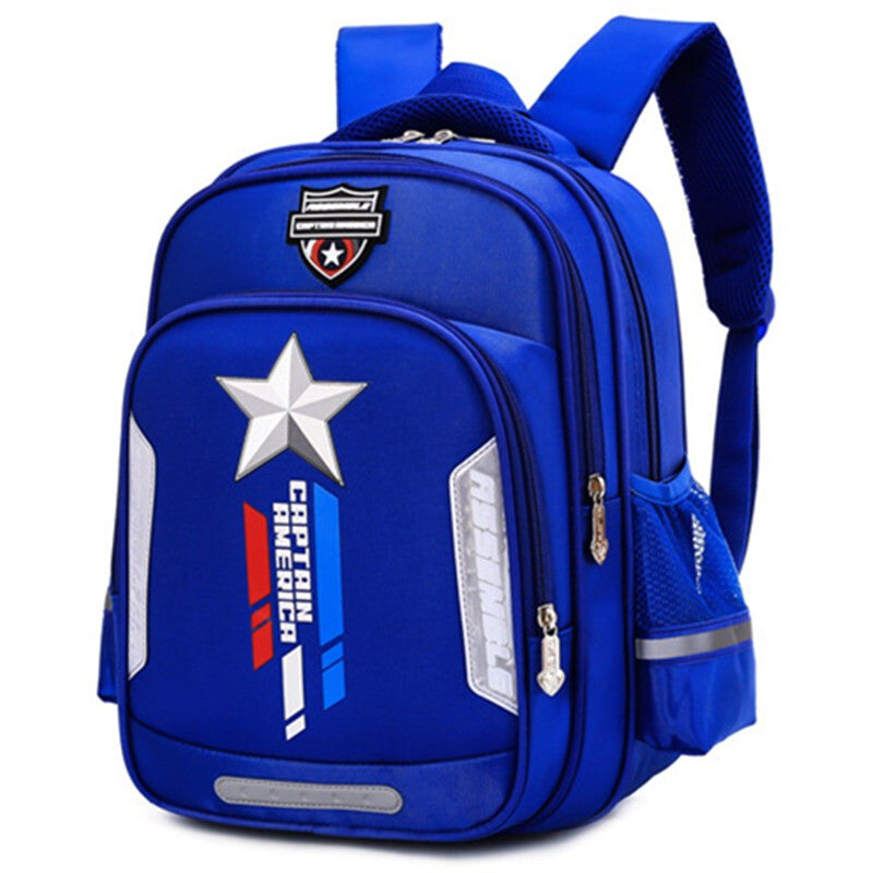 Captain America School Bag -  Blue