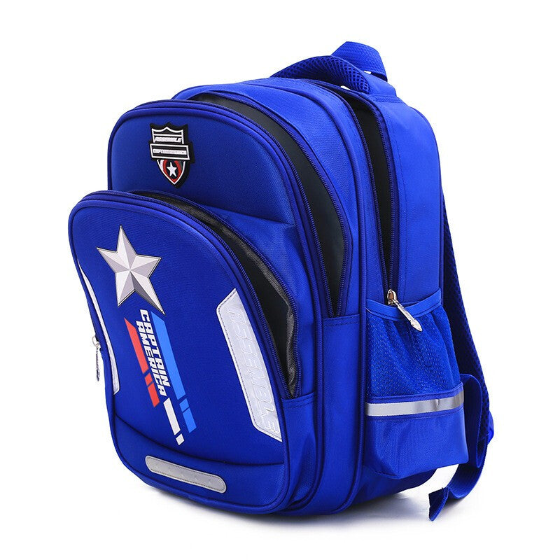 Captain America School Bag -  Blue