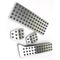 Car Accelerator Foot Rest Brake Pedal Set - Silver