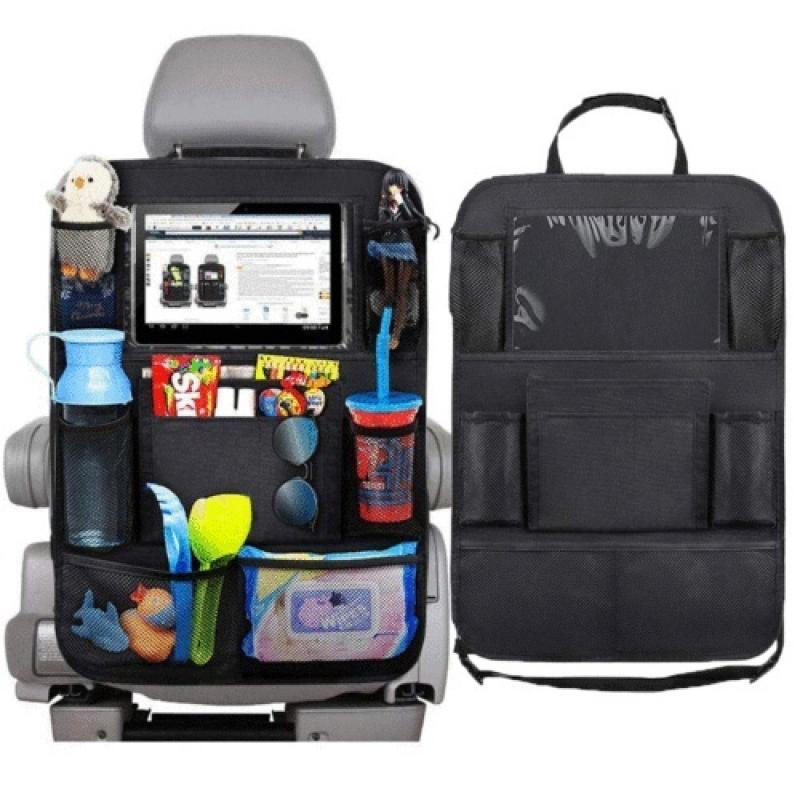 Car Premium Back Seat Bag Storage - Black