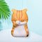 Cartoon Cat Figurine Toy - Yellow