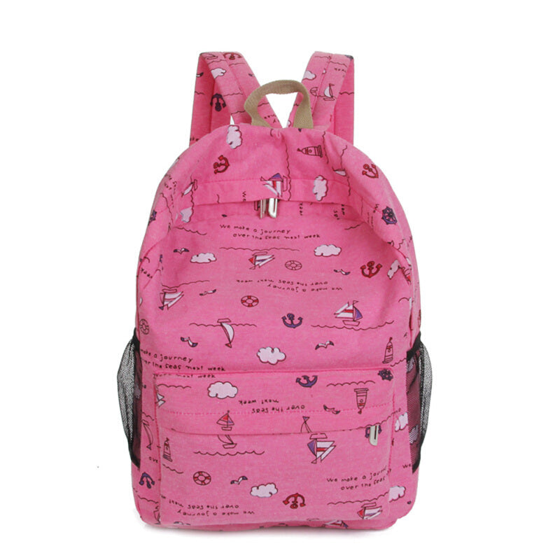 Cartoon Premium Multi-Function Backpack - Pink