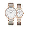 Caseton Premium Couple Quartz Watches - Gold