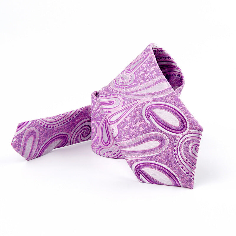 Cashew Fashionable Men's Formal Tie - Purple